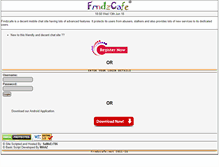 Tablet Screenshot of frndzcafe.net